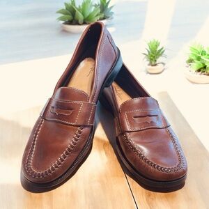 Cole Haan Douglas Country Men's Brown Leather Penny Loafer - Size 9M